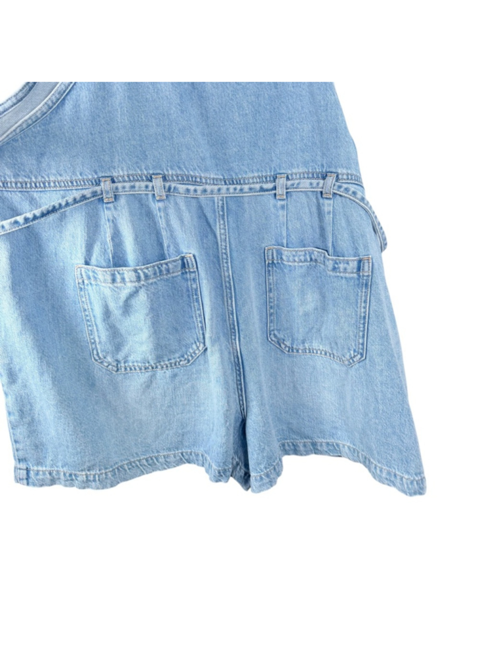 M Jeans Maurices Denim Shorts Jumpsuit Shortall Overalls 100% Cotton Size XXL - Picture 7 of 11
